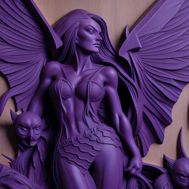 3D модель Сент-Морриган Энсленд Darkstalkers (STL)